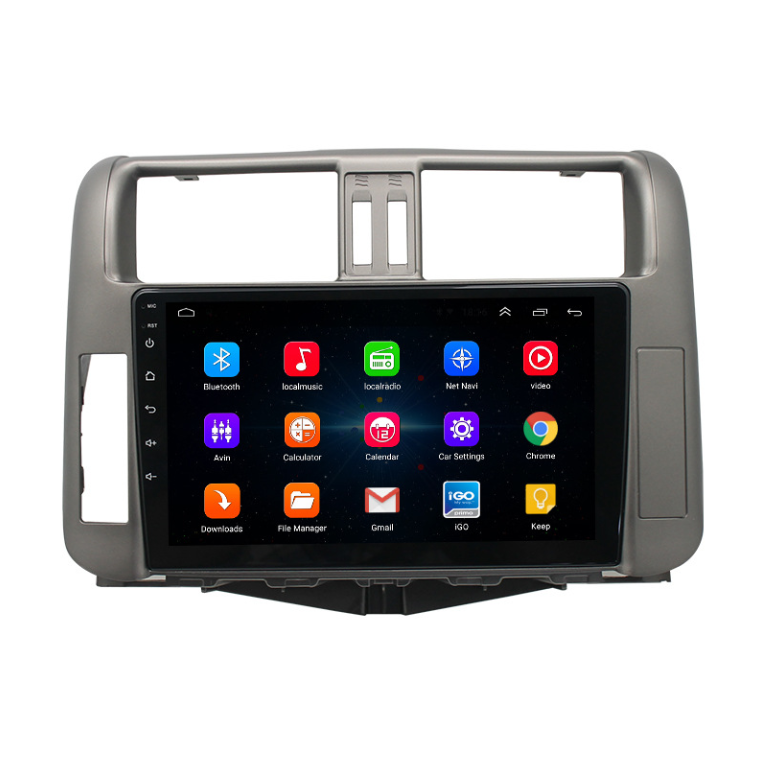 Applicable to Overseas 10-13 Toyota Prado Navigator GPS Android Large Screen Reversing Image All-in-One Machine MP5