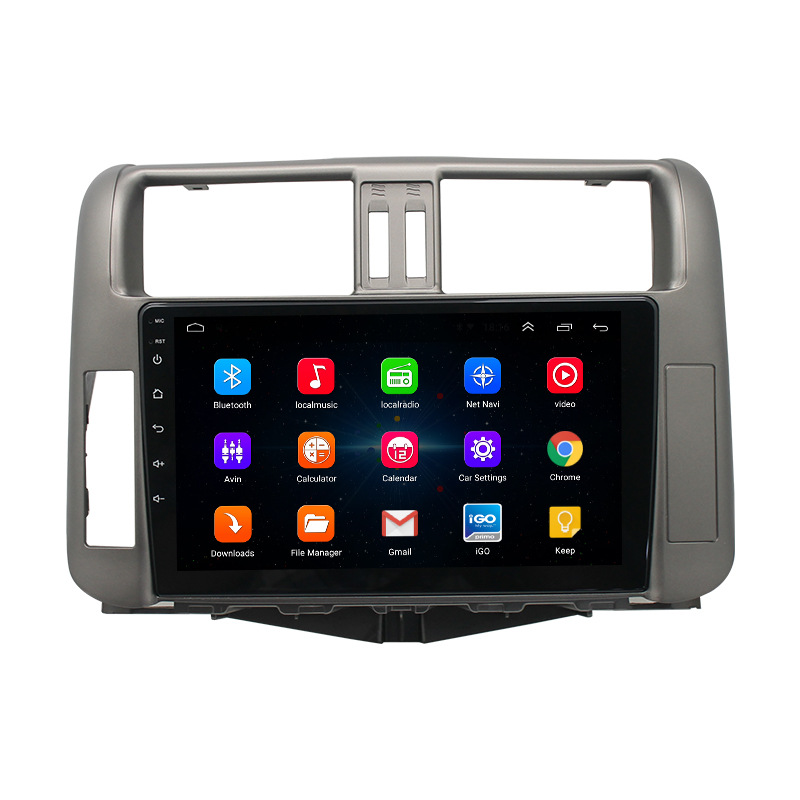 Applicable to Overseas 10-13 Toyota Prado Navigator GPS Android Large Screen Reversing Image All-in-One Machine MP5