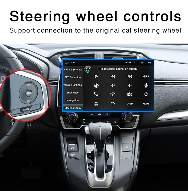 Applicable to Overseas 10-13 Toyota Prado Navigator GPS Android Large Screen Reversing Image All-in-One Machine MP5