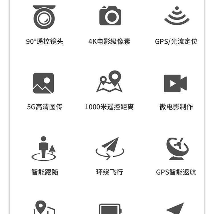 Yan Sg108 Foldable GPS Brushless Unmanned 4K HD Aerial Remote-Control Aircraft Four-Axis Aircraft Drone