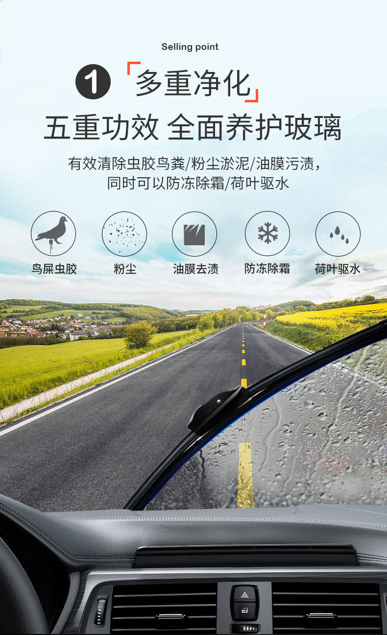 Free Shipping Winter Car Windshield Washer Fluid Anti-Freezing Winter-25 -40-15 Degrees Four Seasons Universal Car Rain Wiper Rain