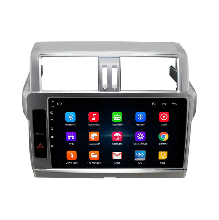 For Overseas 14-17 Paragraph Toyota Prado Navigator GPS Android Screen Reversing Video Analytics MP5
