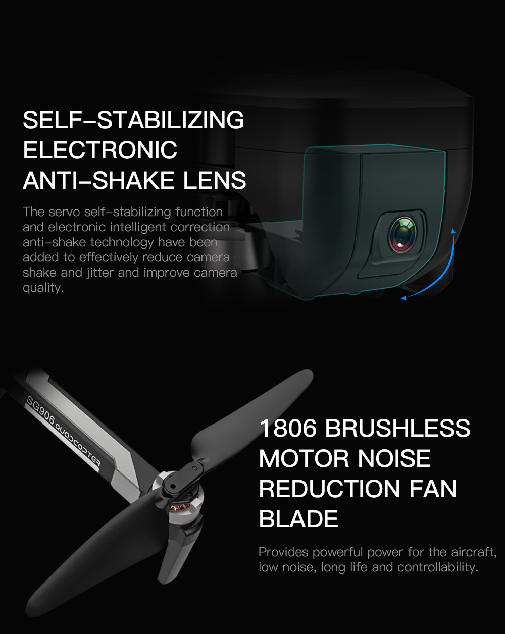 Sg906 GPS Brushless Folding UAV 5G Professional Anti-Shake 4K Ultra-Clear Aerial Photography Four-Axis Aircraft Drop