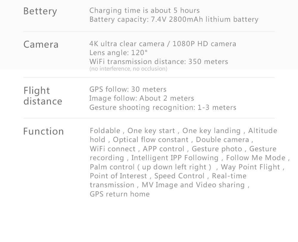 Sg906 GPS Brushless Folding UAV 5G Professional Anti-Shake 4K Ultra-Clear Aerial Photography Four-Axis Aircraft Drop