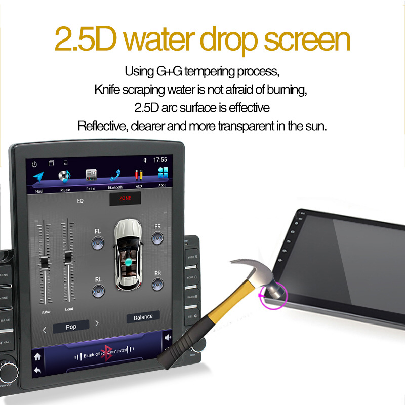 Car Modification Android Universal Machine Navigation Navigation All-in-One Machine MP5 In-Vehicle GPS9.7 2.5D
