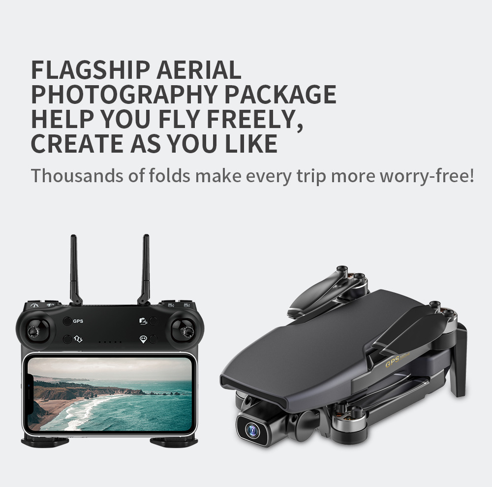 [ZLL Brand] Sg108 Brushless Folding GPS Unmanned Aircraft 4K HD Remote Control Aircraft 5G Four-Axis Aircraft