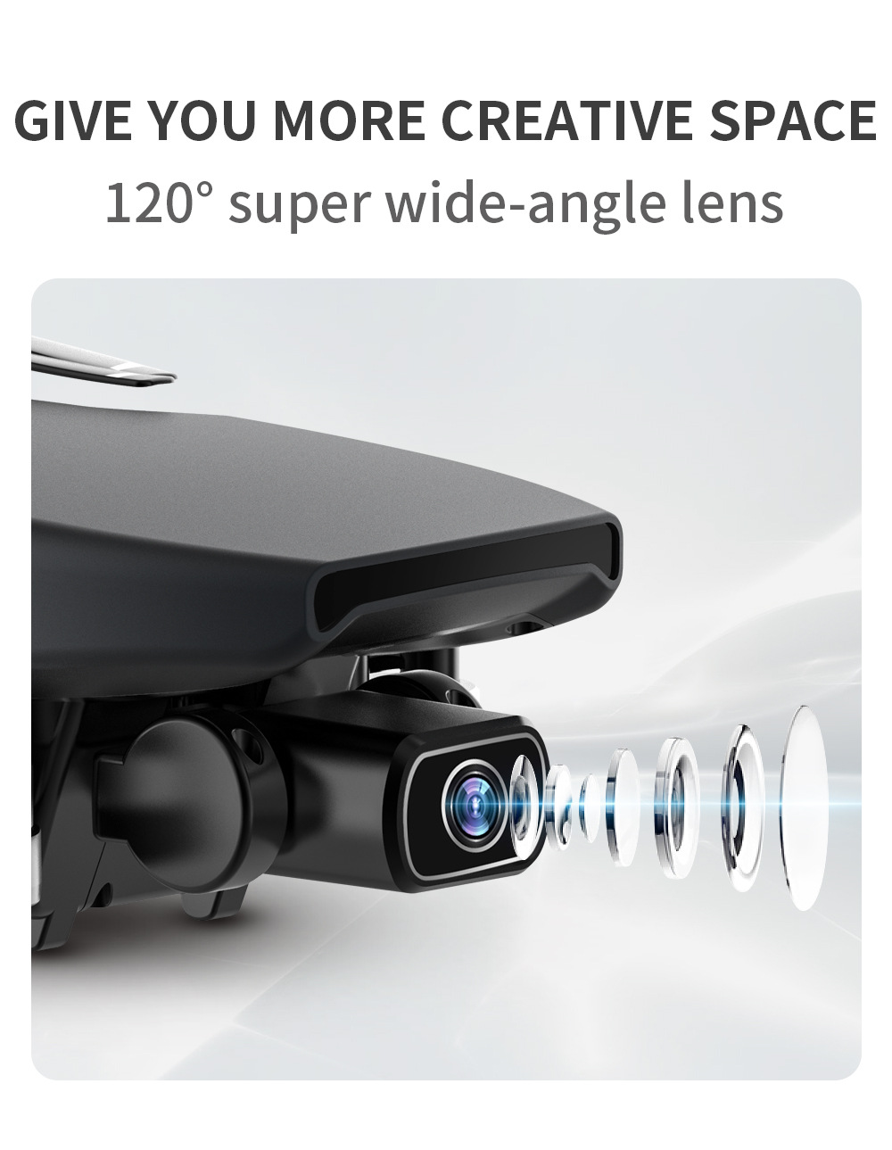 [ZLL Brand] Sg108 Brushless Folding GPS Unmanned Aircraft 4K HD Remote Control Aircraft 5G Four-Axis Aircraft