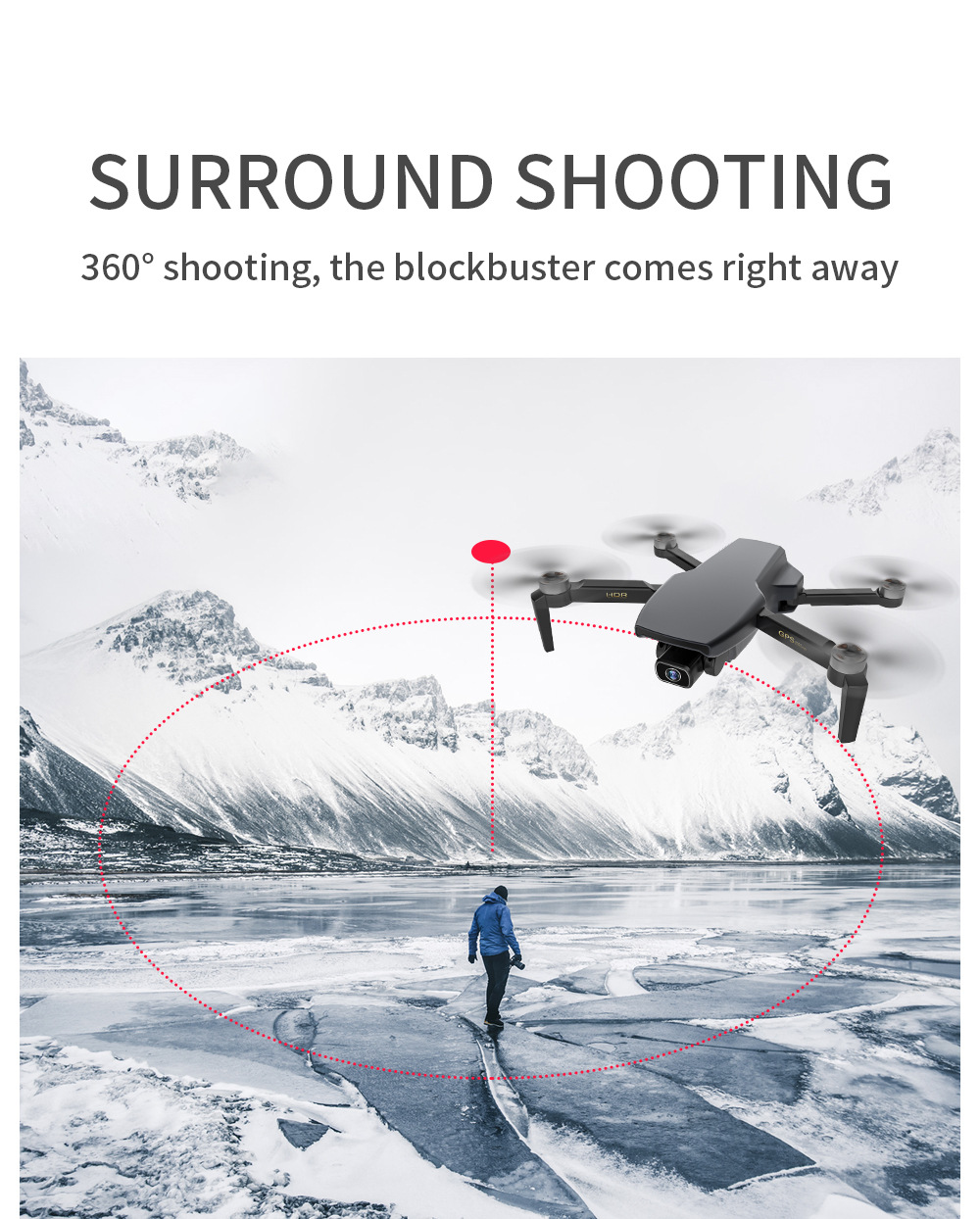 [ZLL Brand] Sg108 Brushless Folding GPS Unmanned Aircraft 4K HD Remote Control Aircraft 5G Four-Axis Aircraft
