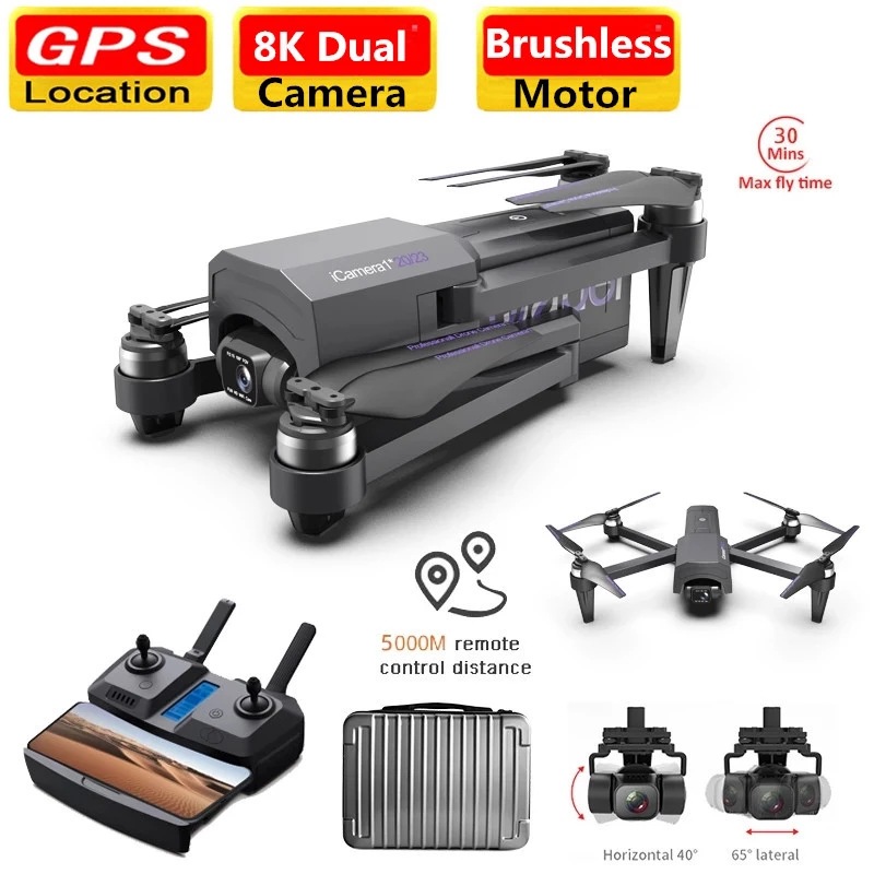 Aerial Vehicle) I1 GPS TwoAxis Brushless Mechanical SelfStable PTZ Long Battery Life Aircraft for Areal Photography