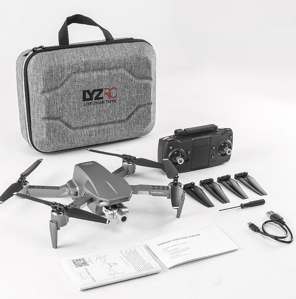 Que L106pro Folding UAV 5G HD Aerial Photography 4K Two-Axis EIS Anti-Shake PTZ GPs Four-Axis Aircraft