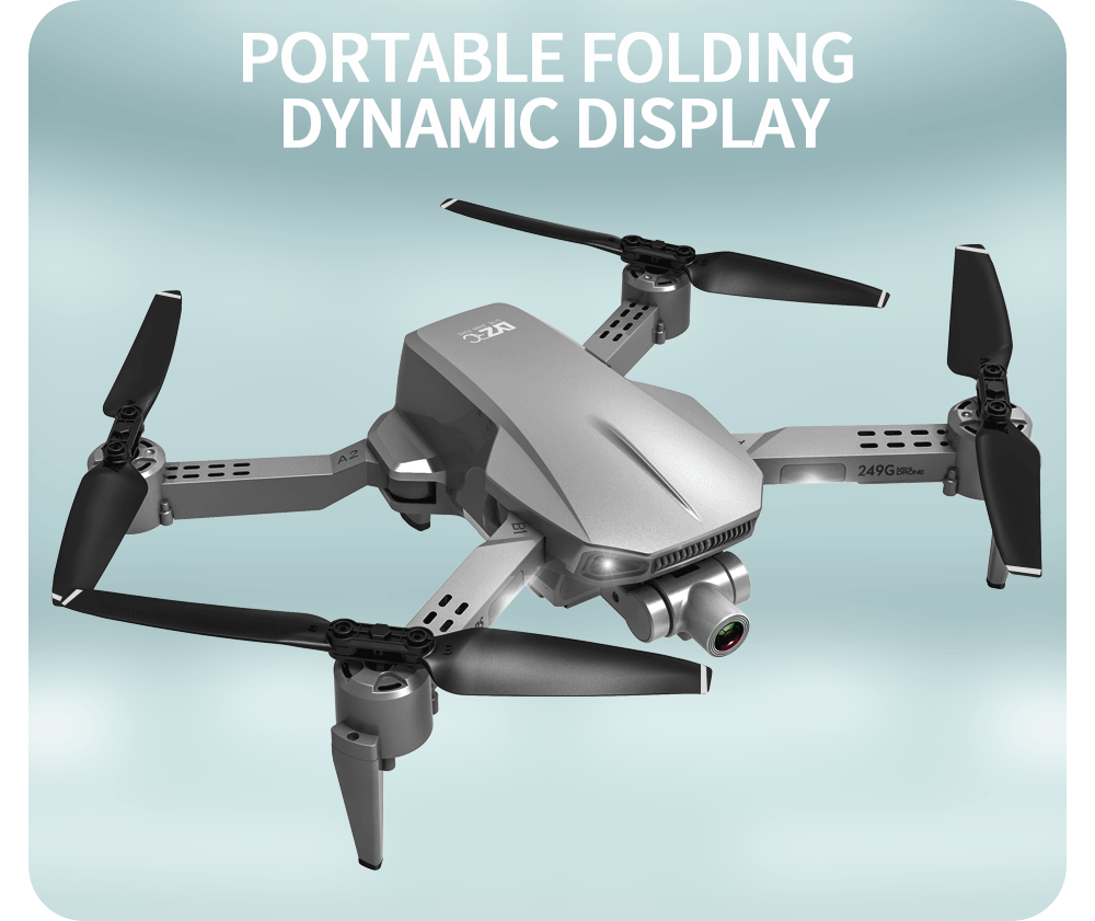 Que L106pro Folding UAV 5G HD Aerial Photography 4K Two-Axis EIS Anti-Shake PTZ GPs Four-Axis Aircraft