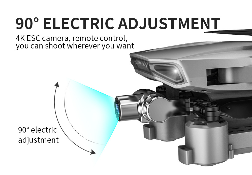 Que L106pro Folding UAV 5G HD Aerial Photography 4K Two-Axis EIS Anti-Shake PTZ GPs Four-Axis Aircraft