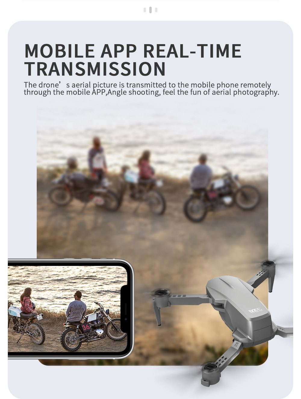Que L106pro Folding UAV 5G HD Aerial Photography 4K Two-Axis EIS Anti-Shake PTZ GPs Four-Axis Aircraft