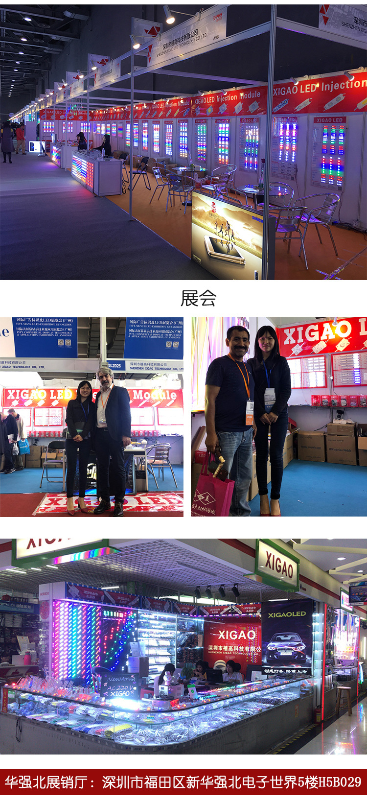 LED module factory hot wholesale mini 1led0.6W high light 5years warranty ip67 for advertising sign motorcycle car light 