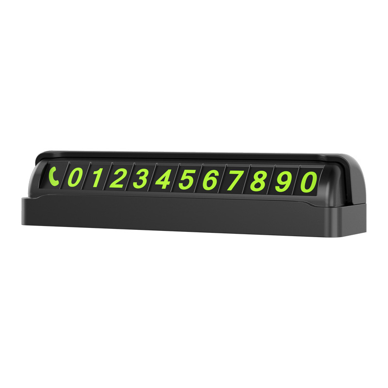 Car Temporary Parking Sign Car Moving Phone Number Sign Zero Hour Parking Car Moving Car Interior Decoration Supplies Creative