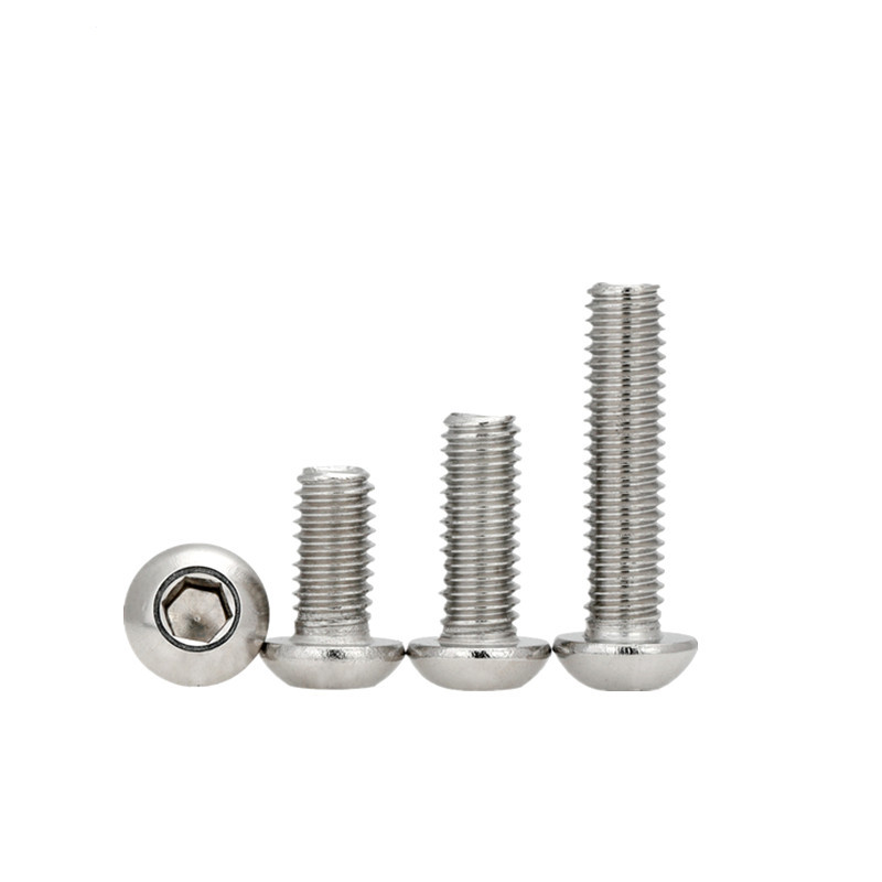 Boxed 304 Stainless Steel Coiled Hair/round Head Hexagon Screw with Nut Combination Set