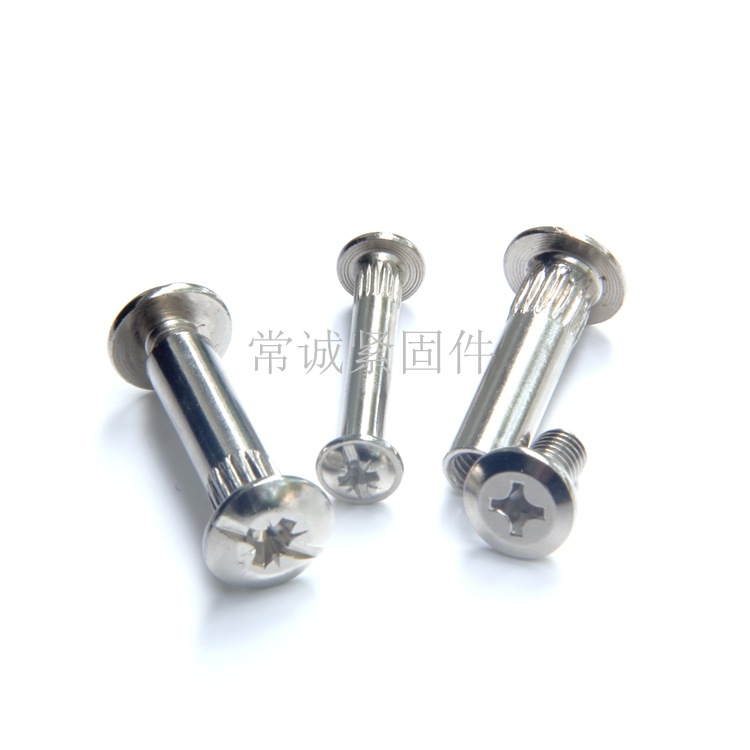 Knurling Side Lock Nut Cross Combination Connection Butt Screw Pair Knock Plywood Nut Push Pin Side Lock Nut