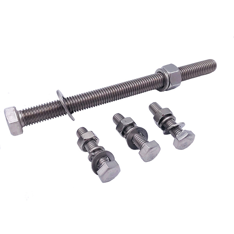 Factory Direct Sales Hexagon Bolt Nut Nut Stainless Steel Bolt 304 Stainless Steel Hex Screw