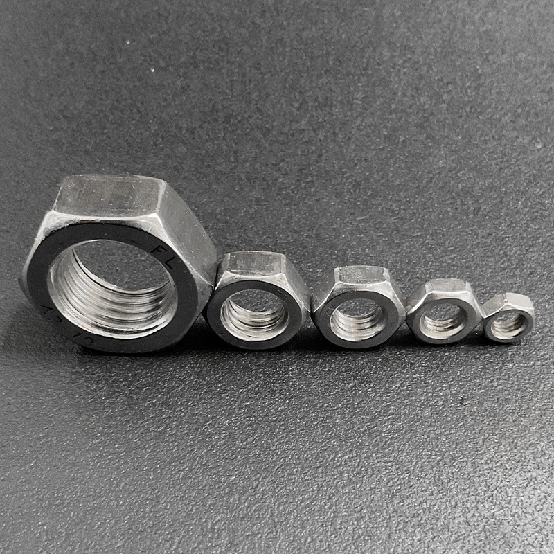 201 Stainless Steel British Hexagon Nut Stainless Steel American Screw Anti-Corrosion Wear-Resistant Factory in Stock