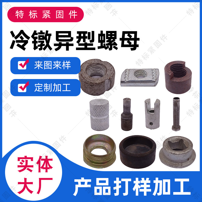Factory Cold Heading Hot Special-Shaped Parts Non-Standard Special-Shaped Fasteners Alien Nut Special-Shaped Screw Lathe