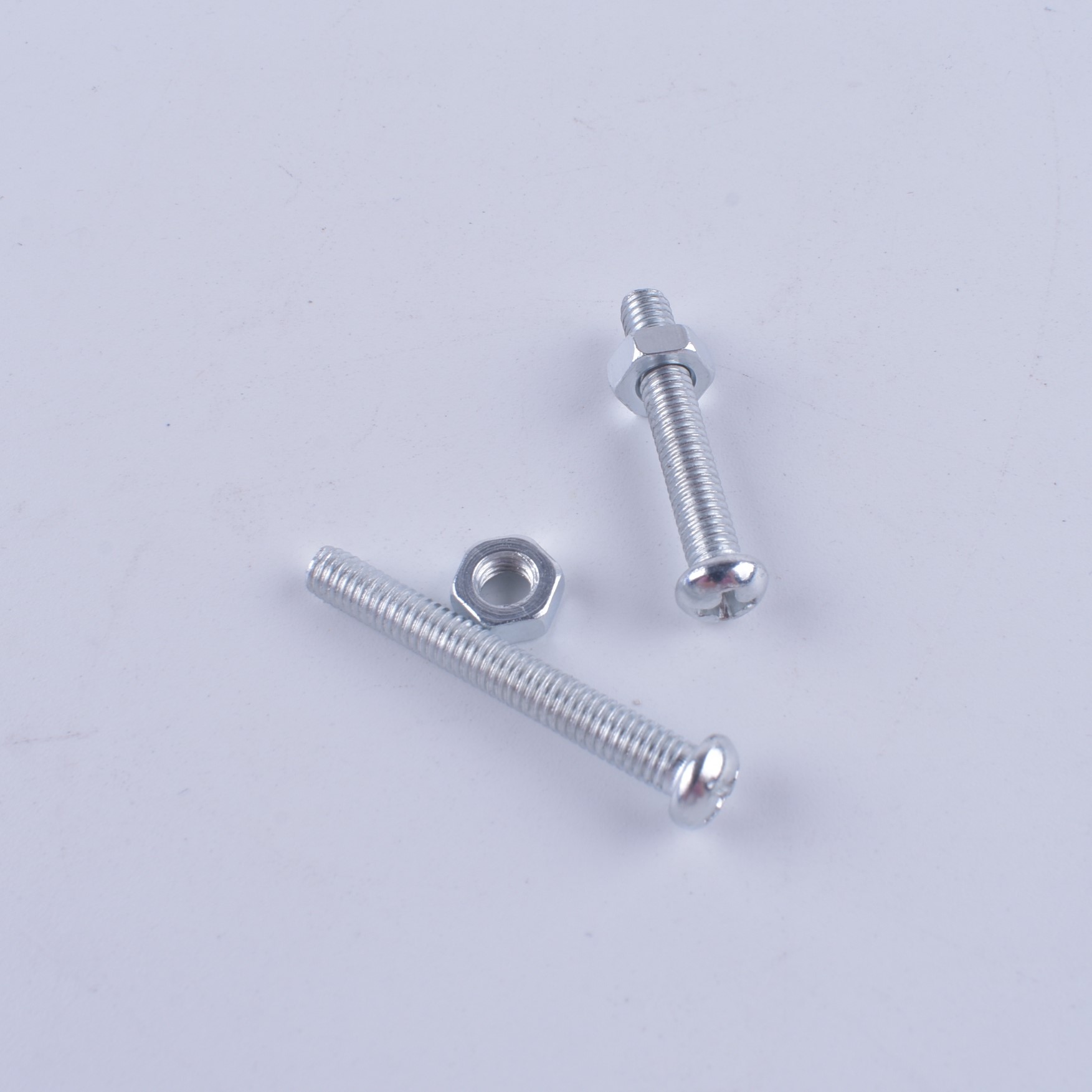 Hardware fasteners blister pack 16pcs machine screw nut bushing M4*50