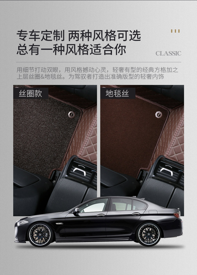 Junchi Fully Surrounded Special Car Foot Mat PVC Loop Carpet Single Double-Layer Large Surrounded Interior Floor Mat Junchi Fully Surrounded Special Car Foot Mat PVC Loop Carpet Single Double-Layer Large Surrounded Interior Floor Mat