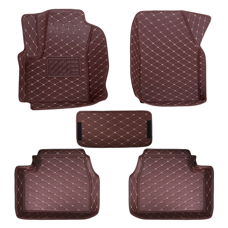 Car Universal Single-Layer Foot Mat with Various Colors Applicable Vehicle Model Wide Four Seasons Universal Installation Convenient