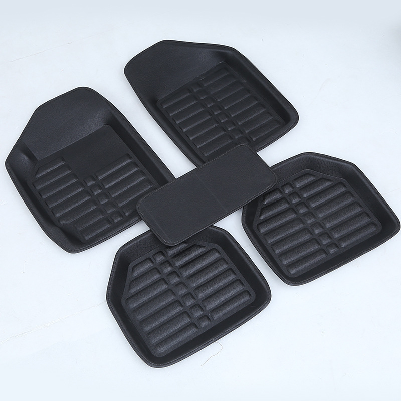 General Car Foot Mat Indentation Fully Surrounded Car Foot Mats Leather Universal Foot Pad Wholesale Customization