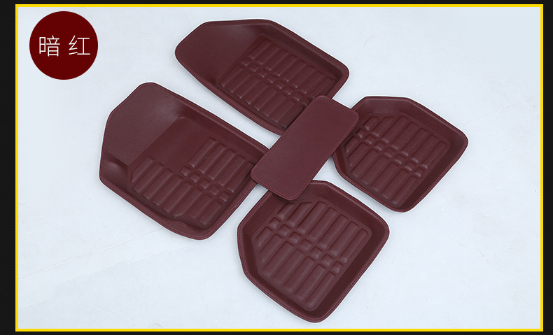 General Car Foot Mat Indentation Fully Surrounded Car Foot Mats Leather Universal Foot Pad Wholesale Customization General Car Foot Mat Indentation Fully Surrounded Car Foot Mats Leather Universal Foot Pad Wholesale Customization