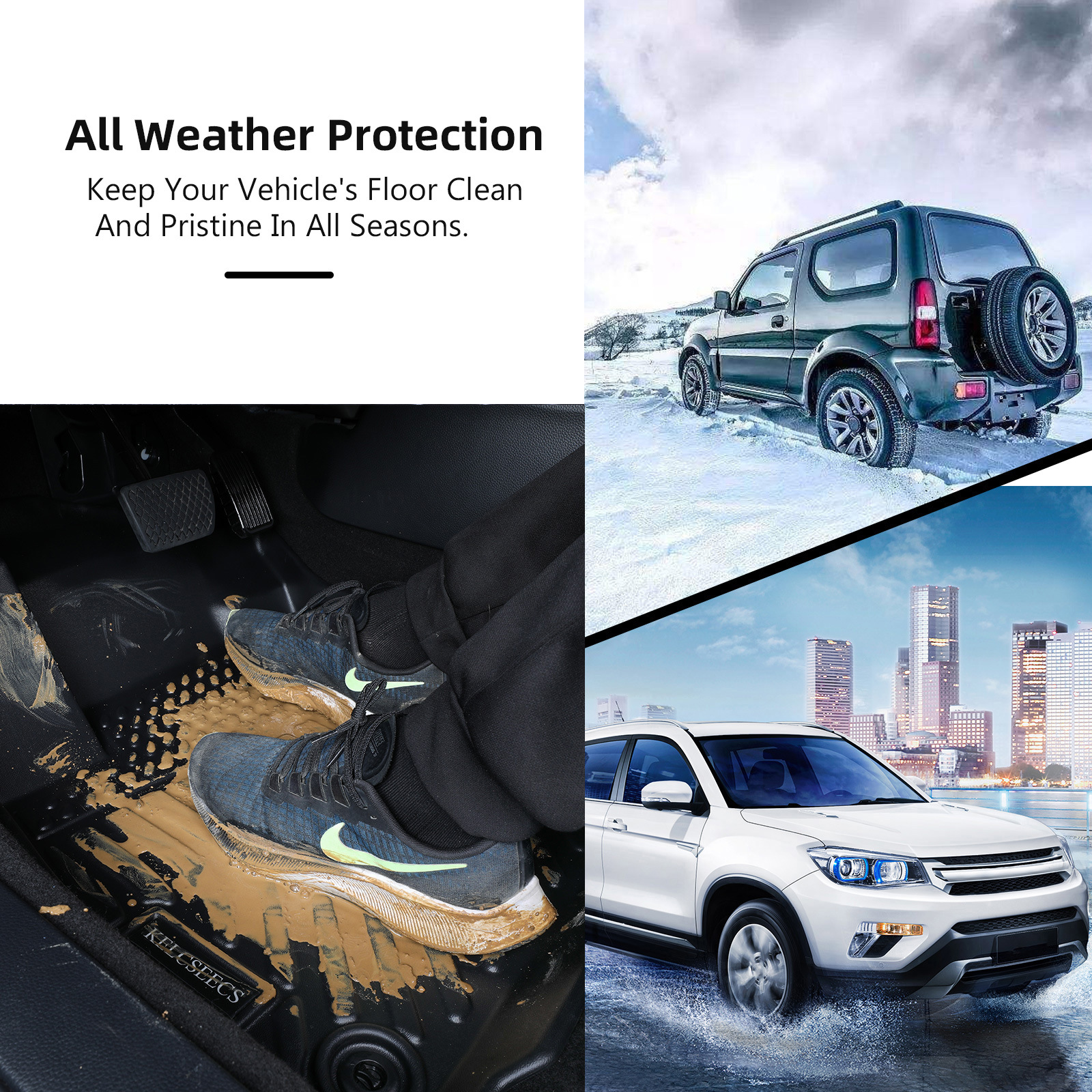 Tuscon NX4 Tucson Carpet Matting Car Floor Mats TPE Car Foot Mat