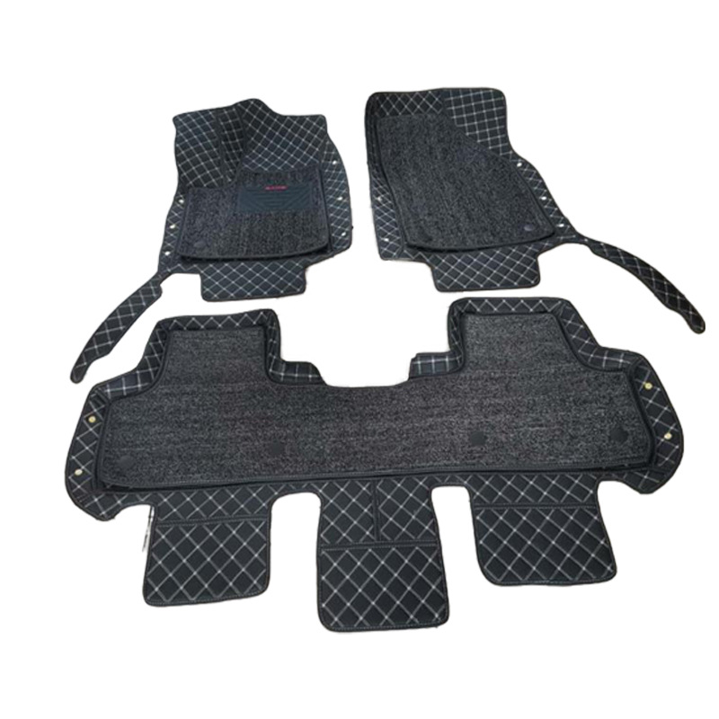Special Car Fully Surrounded Car Foot Mat Wear-Resistant Leather Single Layer Soft Wire Ring Double Layer Five Seats Four Seasons Universal