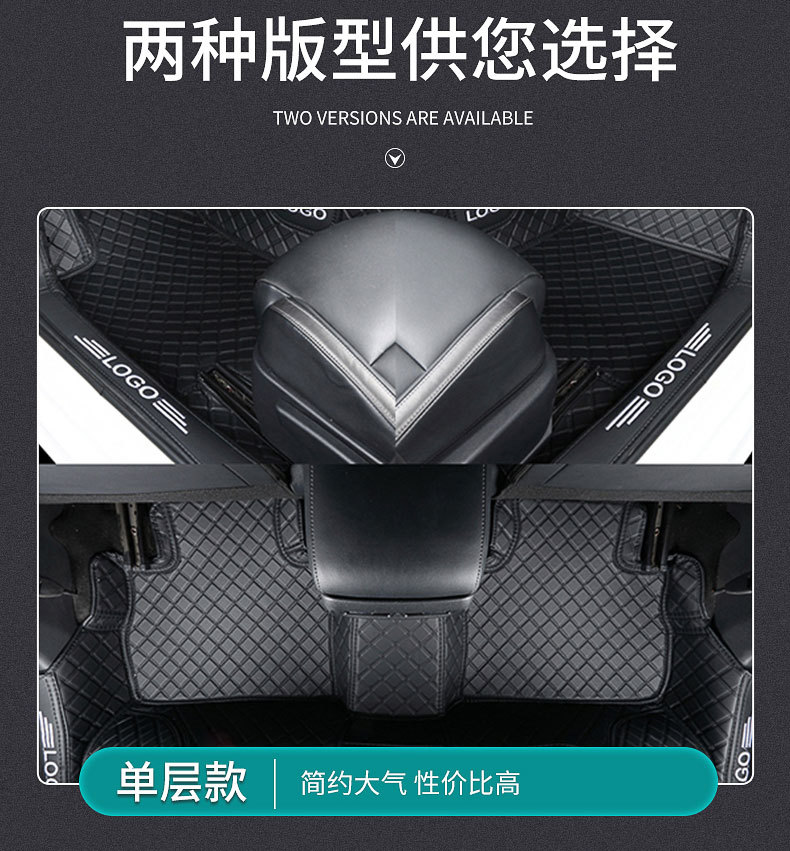 Wholesale for Foreign Trade Car Special General Form Quilted Foot Pad Right Rudder Automobile Carpet Mat Factory Supply