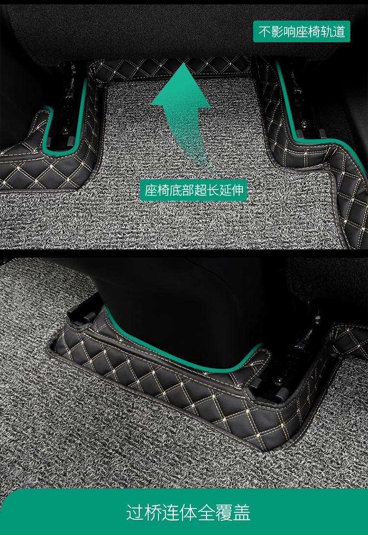 First Love Second Generation Third Generation Haver H6 Coolpad Bag Threshold Wire Ring Double-Layer Interior Modification Fully Surrounded Car Foot Mat