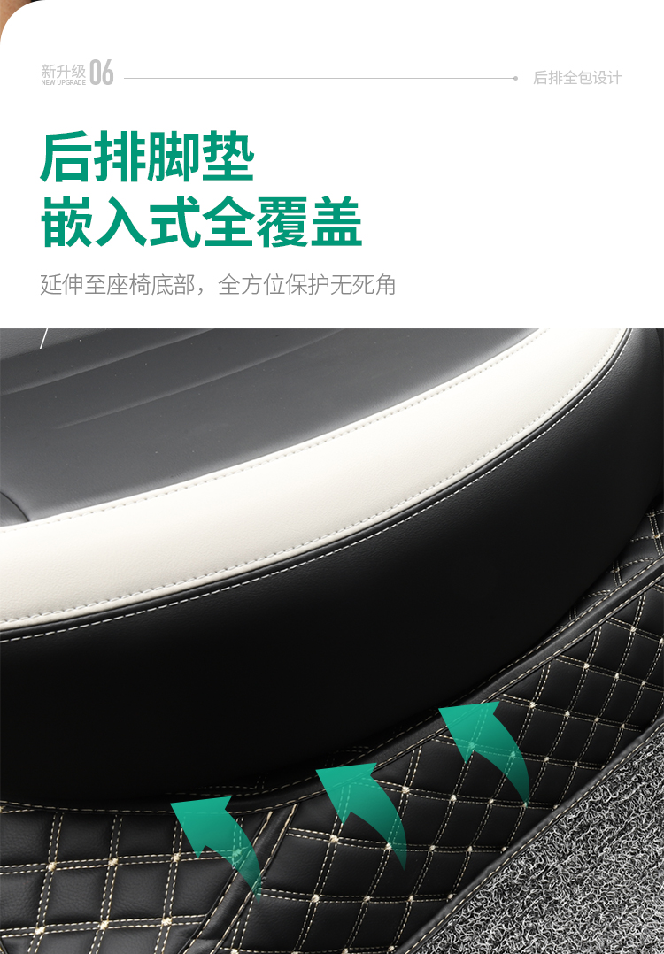 First Love Second Generation Third Generation Haver H6 Coolpad Bag Threshold Wire Ring Double-Layer Interior Modification Fully Surrounded Car Foot Mat