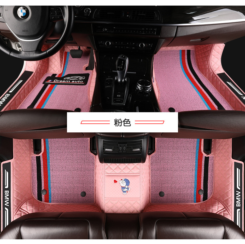 Removable Chenille Silk Fully Surrounded Car Foot Mat Printed Logo Single Layer Double Layer Special Car All Full Surrounded Car Floor Mat