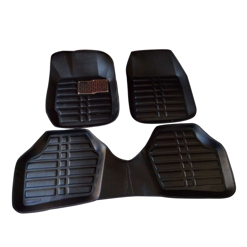 Car Foot Mat Five-Piece Set Indentation Leather Fully Surrounded Car Foot Mat