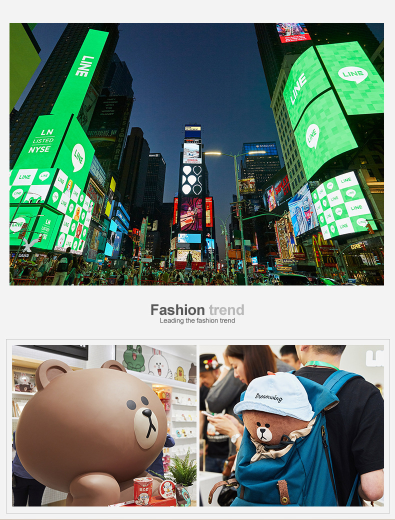 Line Friends Fully Surrounded Car Foot Mat Special Car Dedicated One Piece Dropshipping Leather Floor Mat Fully Surrounded