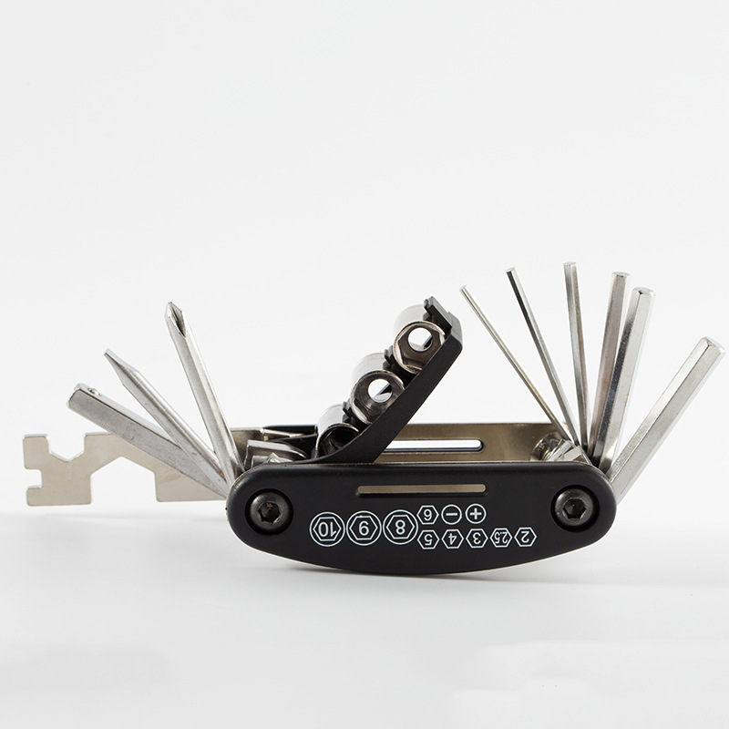 Bicycle Repair Combination Tire Repair Kit Mountain Highway Bicycle Multifunctional Folding Repair Tire Repair Spanner Set