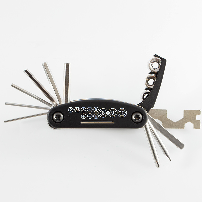 Bicycle Repair Combination Tire Repair Kit Mountain Highway Bicycle Multifunctional Folding Repair Tire Repair Spanner Set