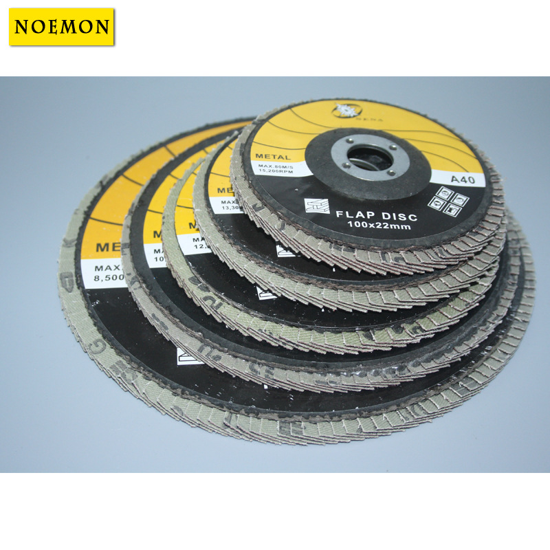 Factory Direct Supply 4.5-Inch Brown Corundum Red Sand Mesh Cover Louvre Blade Impeller 115 * 22mm Polishing Wheel
