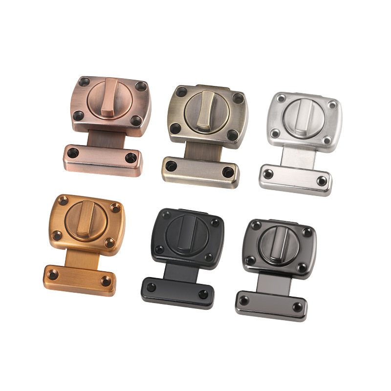 Wholesale Zinc Alloy Small Bolt Thickened Sliding Door Door Latch Anti-Theft Door Bolt Spring Door Latch Open-Mounted Lock Door Lock