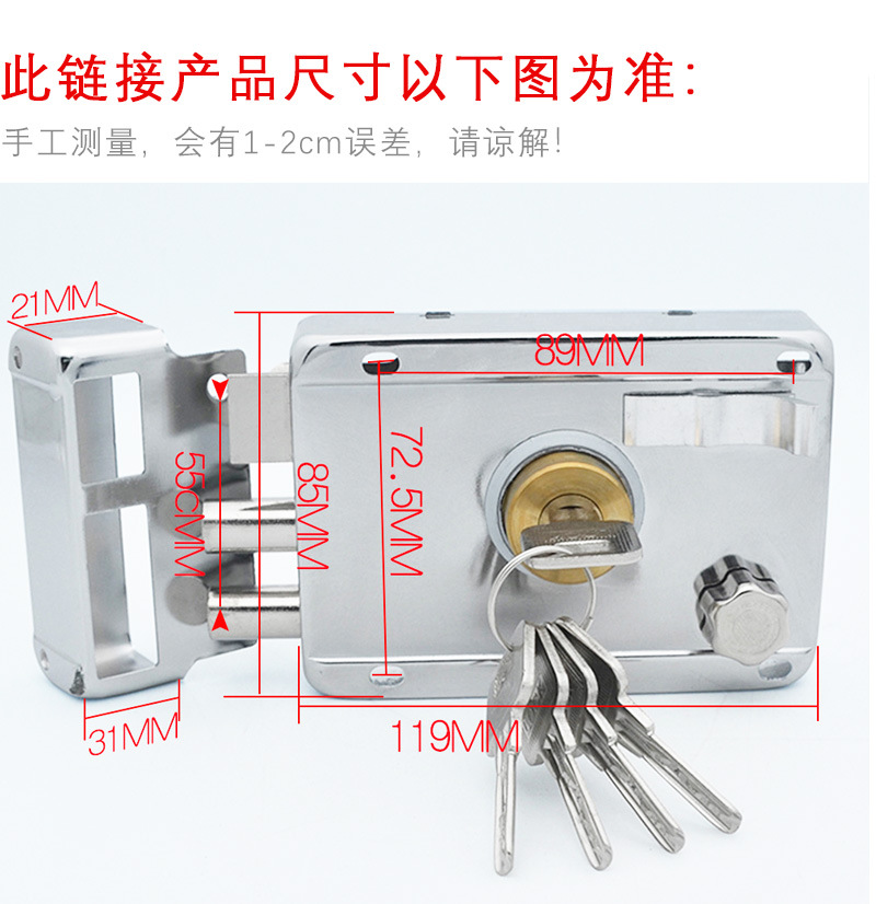 Old-Fashioned Anti-Theft Door Lock Rental House Bedroom Door Lock Stainless Steel Door Iron Door Lock Wholesale Universal Exterior Door Lock Old-Fashioned Anti-Theft Door Lock Rental House Bedroom Door Lock Stainless Steel Door Iron Door Lock Wholesale Universal Exterior Door Lock
