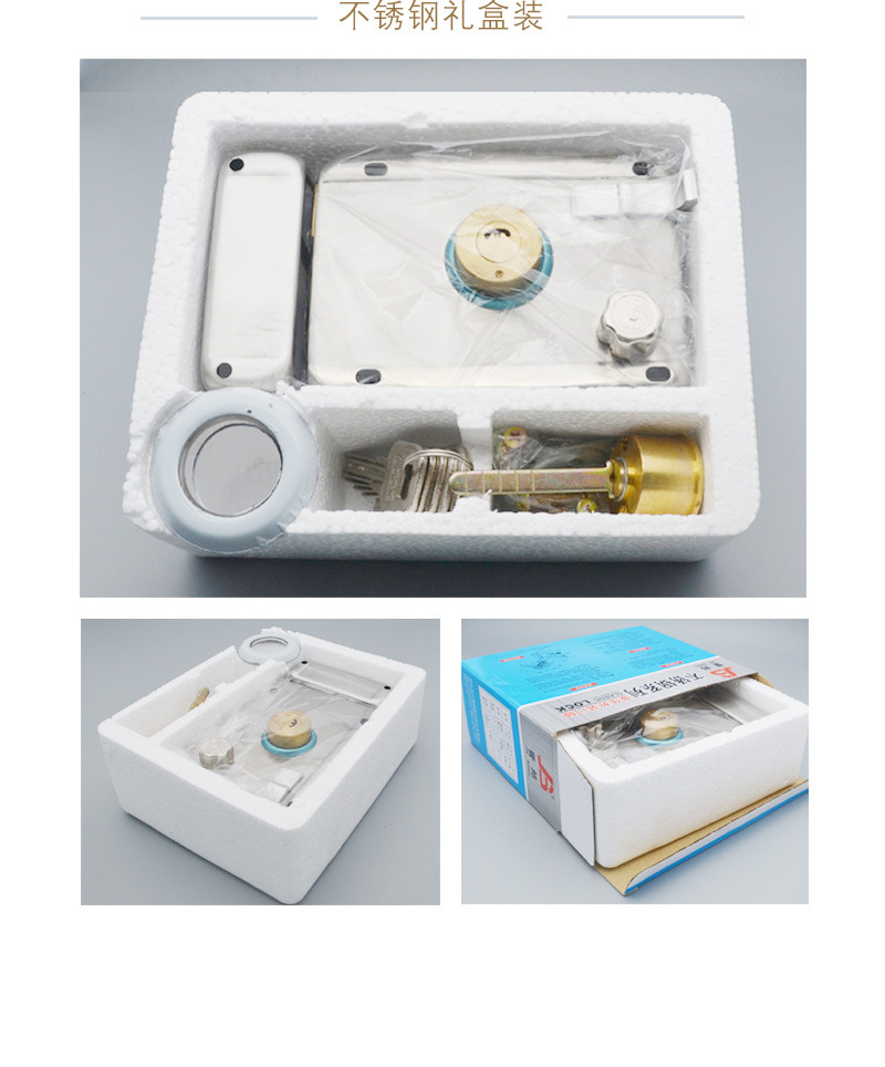 Old-Fashioned Anti-Theft Door Lock Rental House Bedroom Door Lock Stainless Steel Door Iron Door Lock Wholesale Universal Exterior Door Lock Old-Fashioned Anti-Theft Door Lock Rental House Bedroom Door Lock Stainless Steel Door Iron Door Lock Wholesale Universal Exterior Door Lock