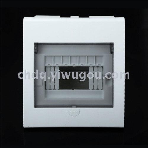 Dark installation iron base 3-5 circuit distribution box set for household lighting air switch box