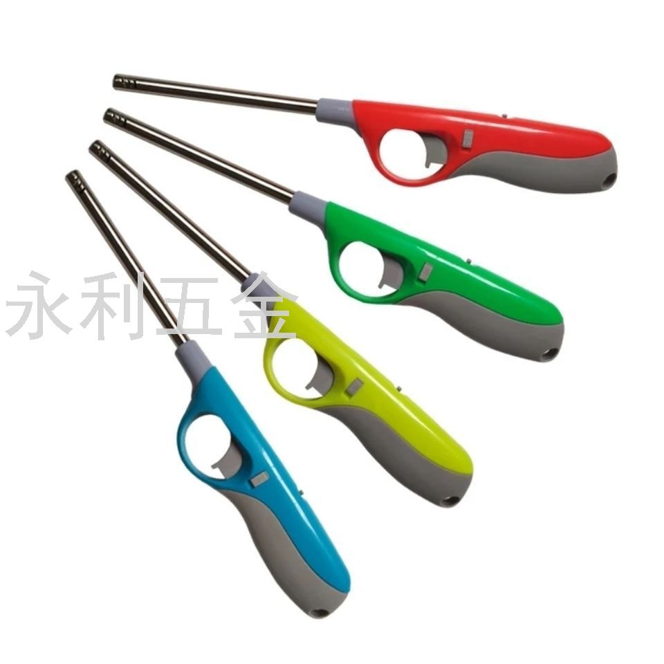 Open Flame Burning Torch Electronic Ignition Device Gas Stove Natural Gas Kitchen Lighter Candle Long Mouth Igniter