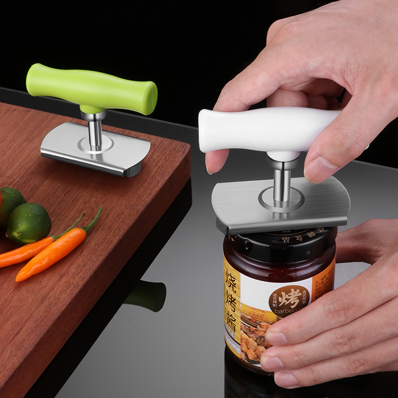Stainless Steel Labor-Saving Lid Twisting Artifact Can Openers Manual Bottle Opener Can Lid Opener Bottle Cap Opener Bottle Opener