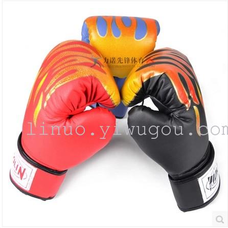 Authentic boxing gloves boxing and grappling Muay Thai gloves Sanda gloves flame boxing gloves punching bag gloves