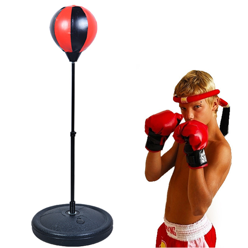 Children boxing gloves indoor and outdoor fitness toy adult Vertical boxing sandbag toy boy gift