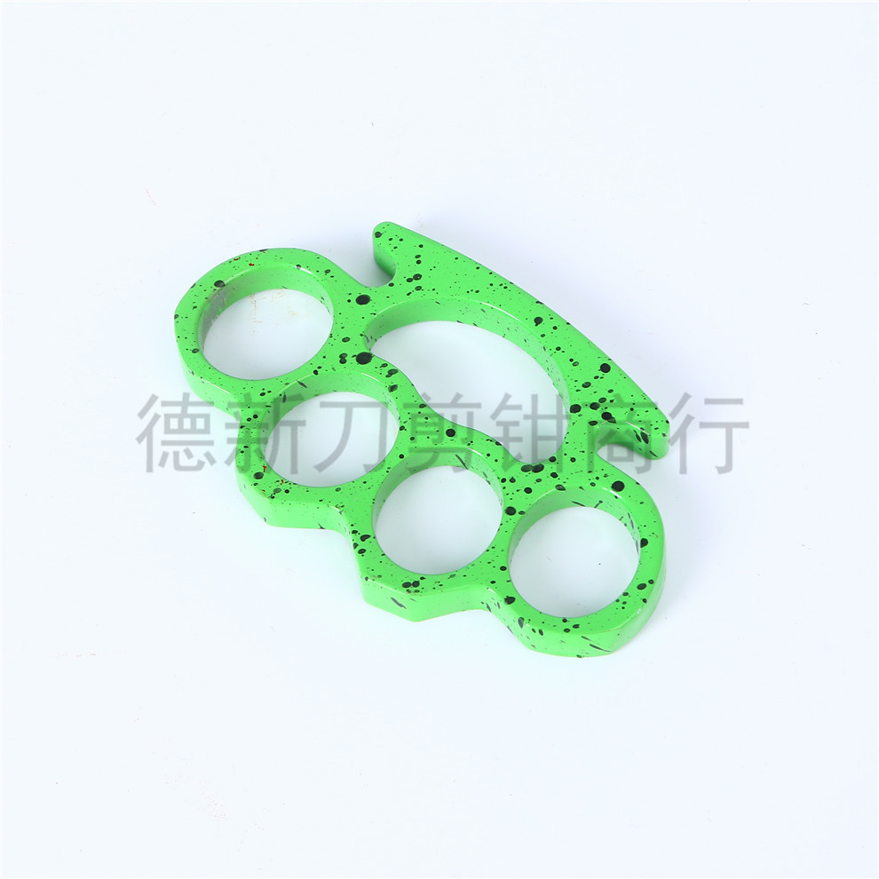 Tiger Finger Boxing Gloves Four-Finger Legal Self-Defense Weapon Hand Chapelet Ring Defense Fighting Supplies Hand Buckle Finger Holder