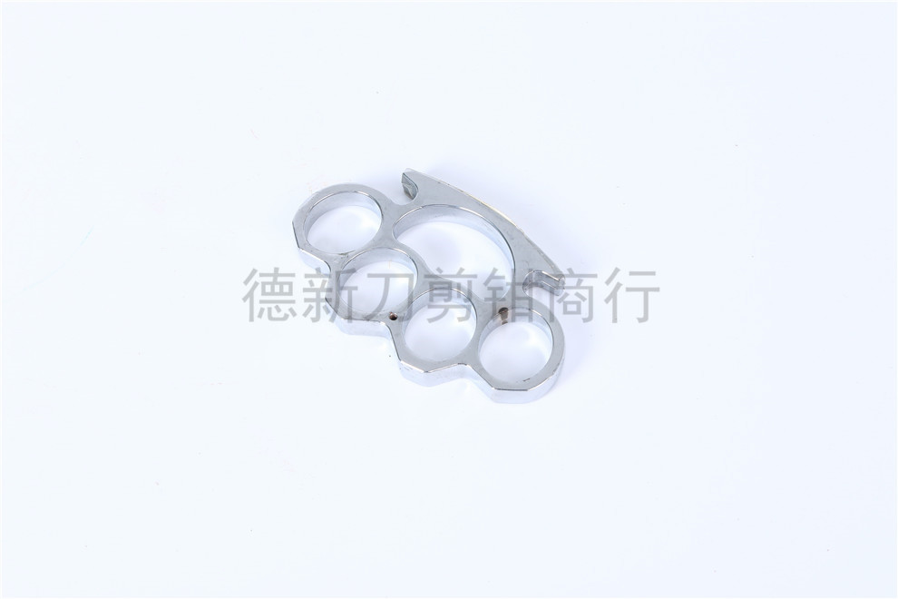 Tiger Finger Boxing Gloves Four-Finger Legal Self-Defense Weapon Hand Chapelet Ring Defense Fighting Supplies Hand Buckle Finger Holder